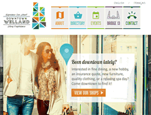Tablet Screenshot of downtownwelland.ca